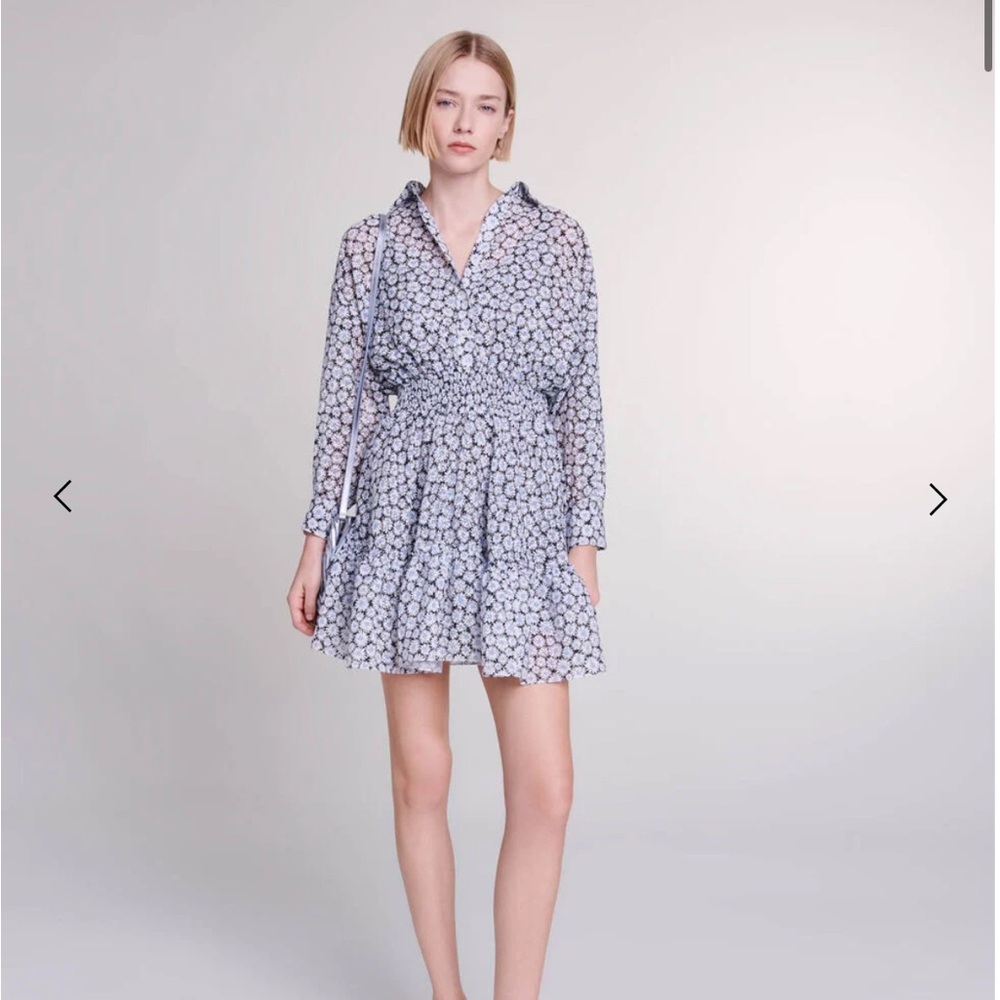 Maje floral dress brand new with tags
